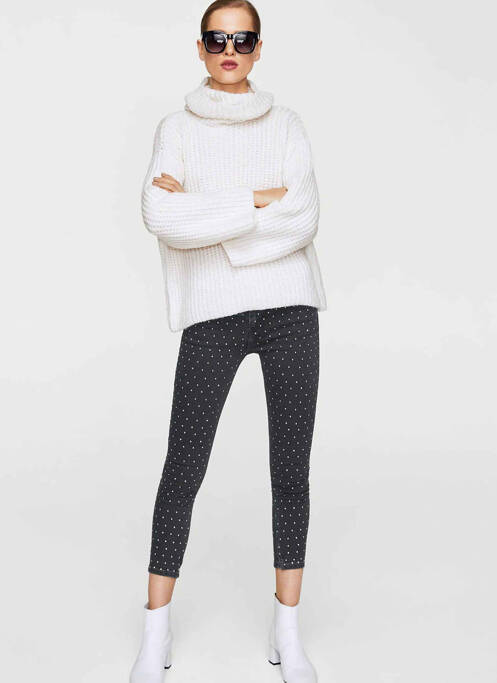 Jeans skinny noir MANGO pour femme
