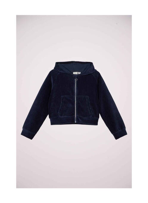 Gilet manches longues bleu NAME IT pour fille