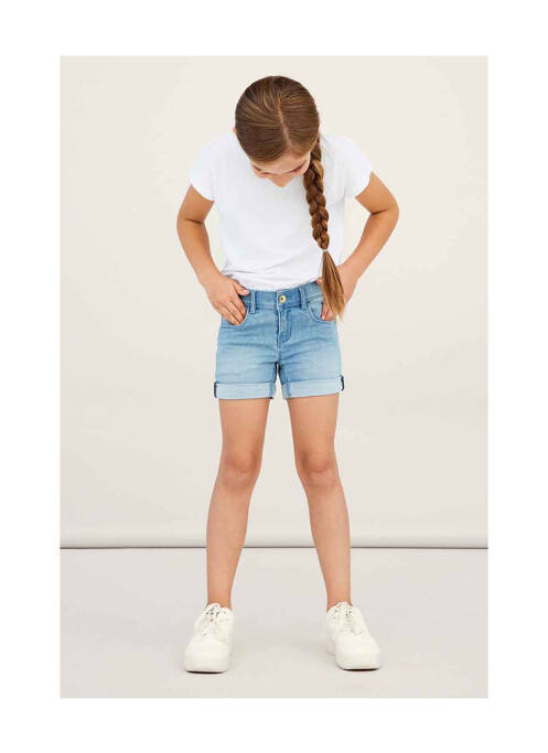 Short bleu NAME IT pour fille
