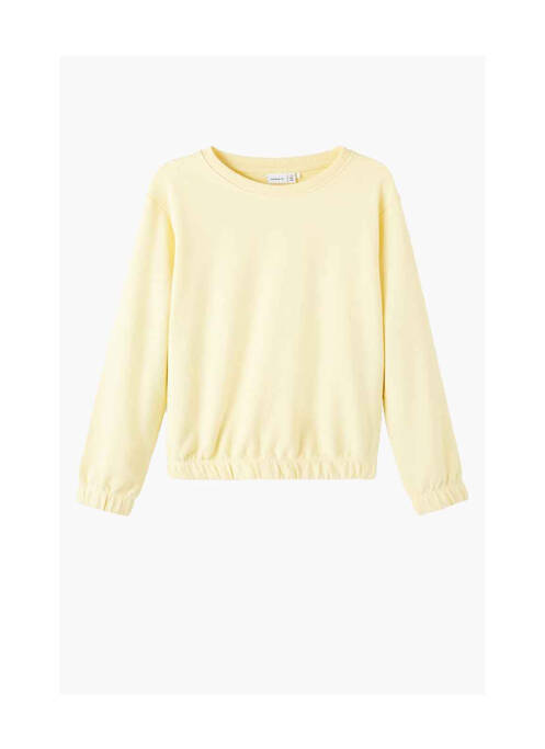 Sweat-shirt jaune NAME IT pour fille