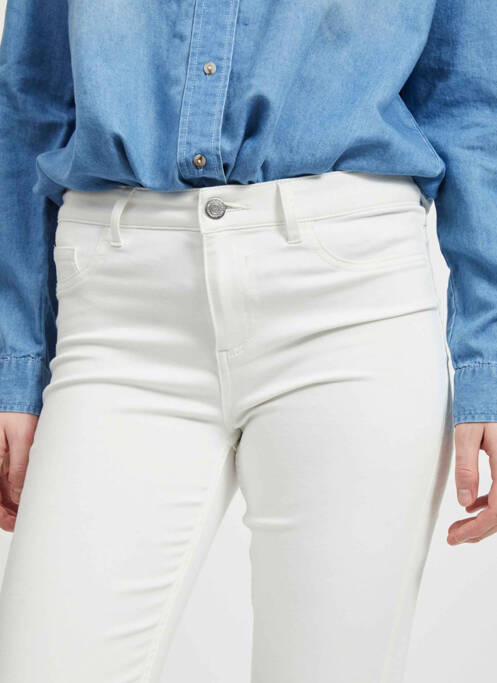 Jeans skinny blanc VILA pour femme