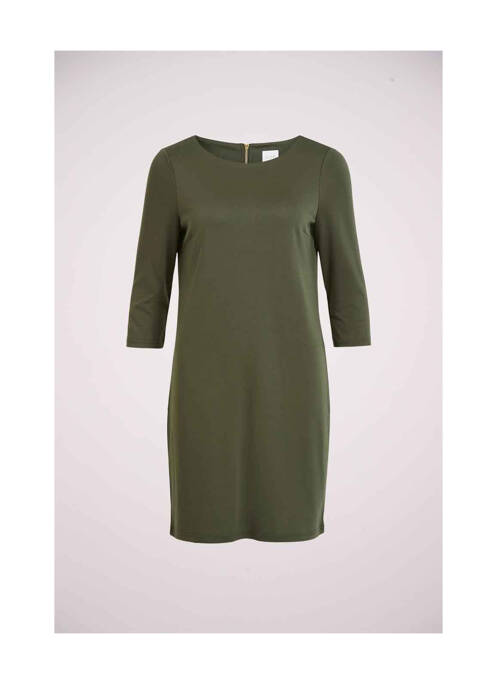 Robe mi-longue vert VILA pour femme