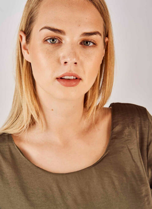 Robe courte vert VILA pour femme