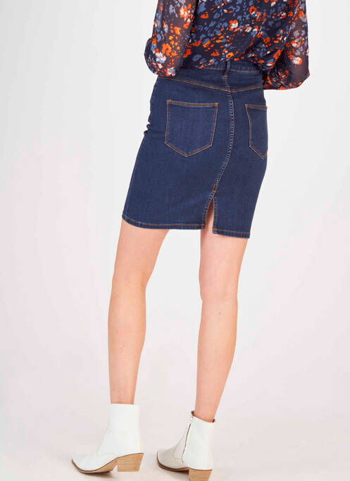 Jupe courte bleu VILA pour femme