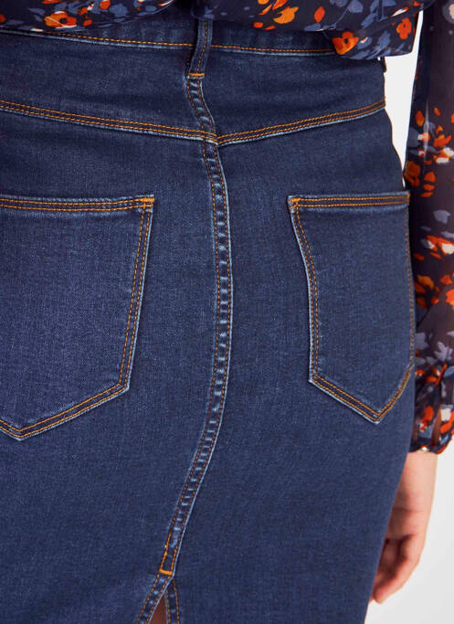 Jupe courte bleu VILA pour femme