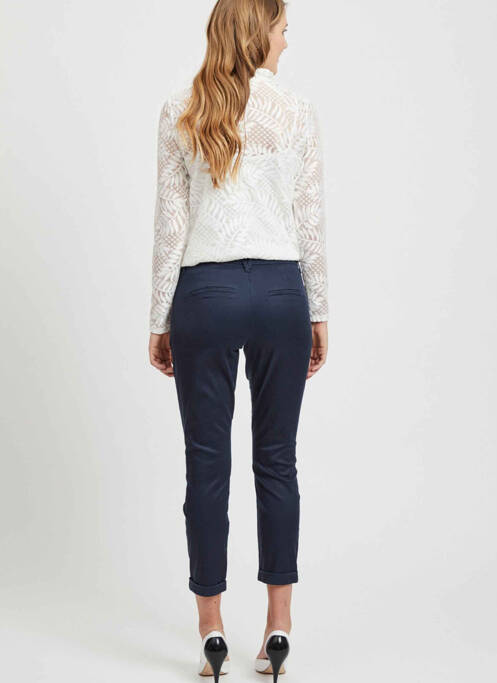 Pantalon chino bleu VILA pour femme