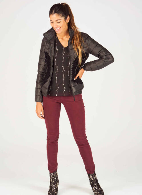 Jeans skinny rouge VILA pour femme