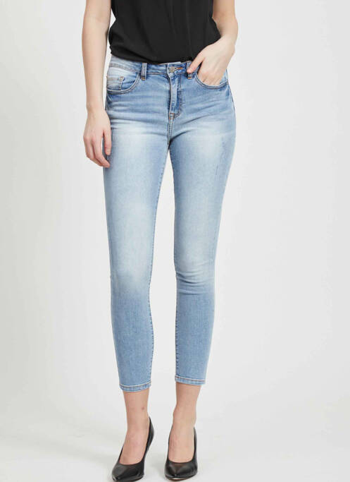 Jeans coupe slim bleu VILA pour femme