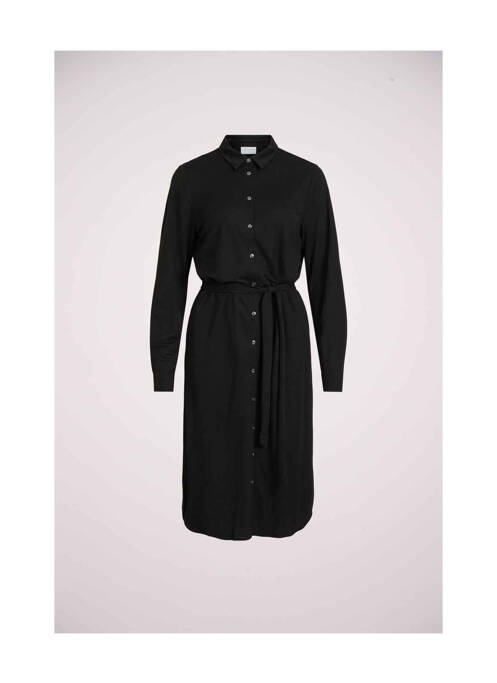 Robe mi-longue noir VILA pour femme