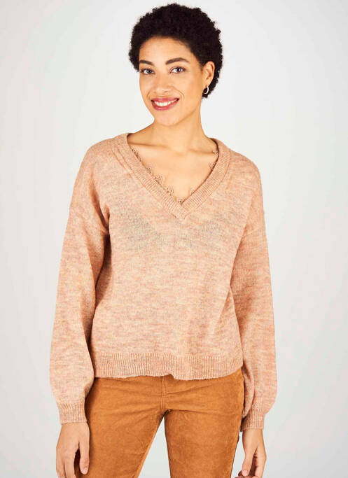 Pull beige VILA pour femme