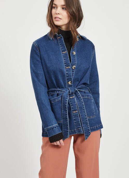 Veste en jean bleu VILA pour femme