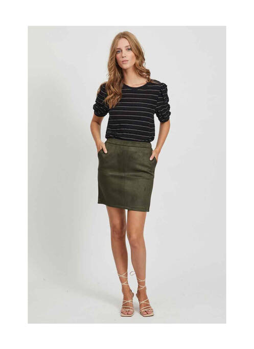 Jupe courte vert VILA pour femme