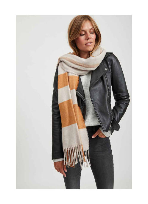 Echarpe beige VILA pour femme