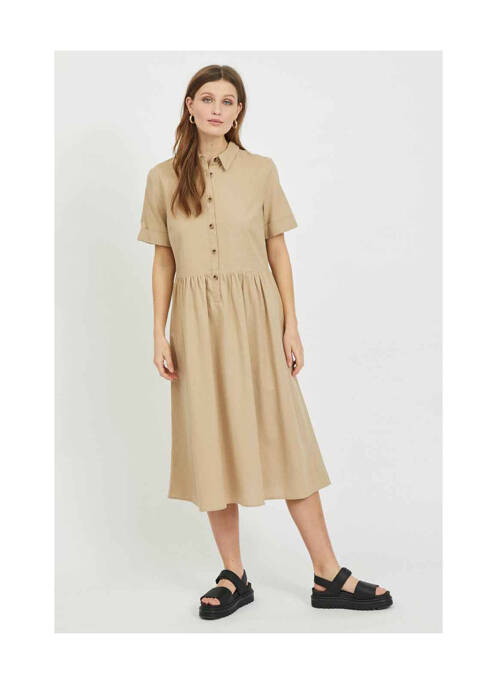 Ensemble robe beige VILA pour femme