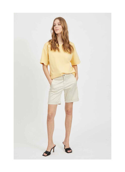 T-shirt beige VILA femme