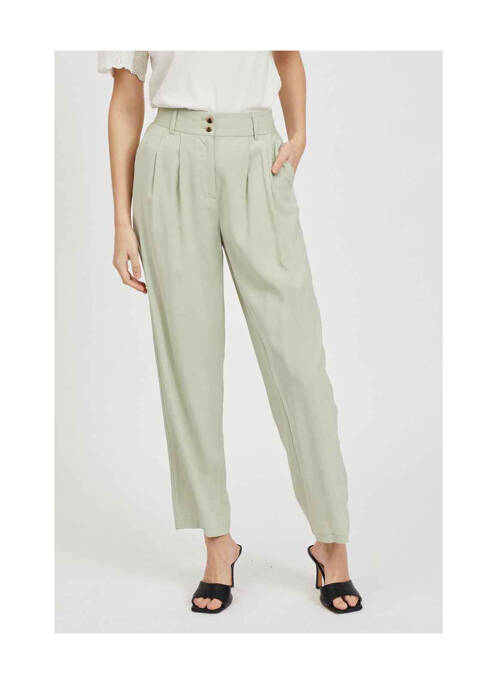 Pantalon chino beige VILA pour femme