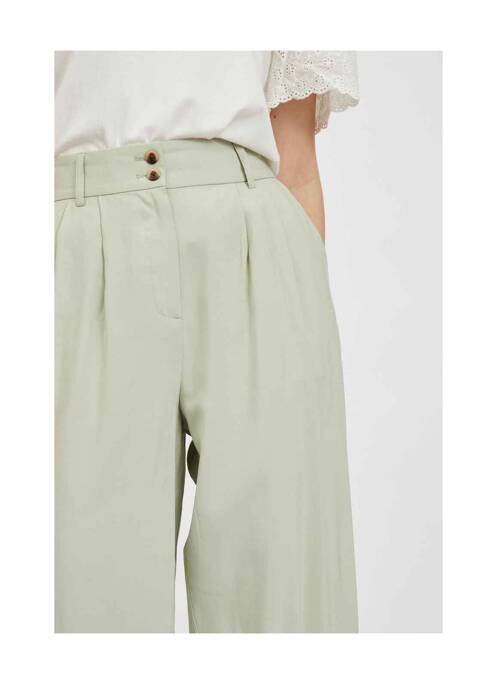 Pantalon chino vert VILA pour femme