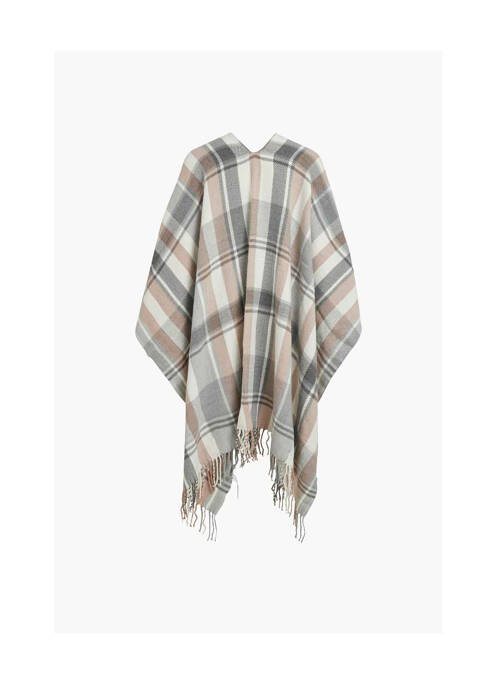 Poncho gris VILA pour femme