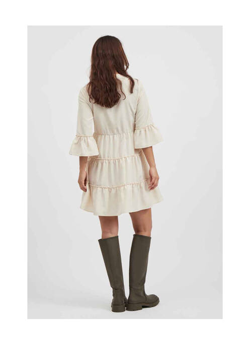 Robe courte beige VILA femme