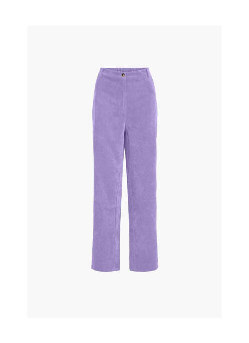 Pantalon droit violet VILA pour femme