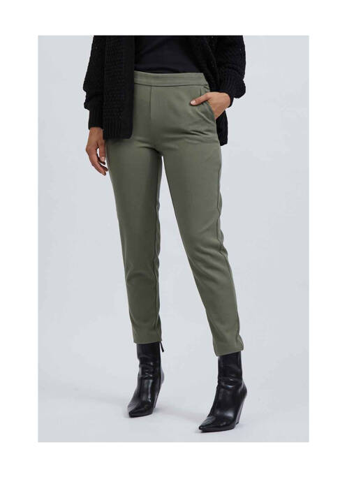 Pantalon chino vert VILA pour femme