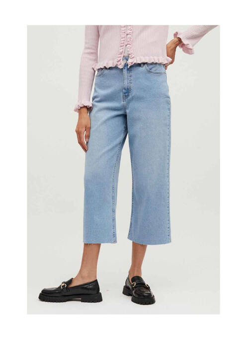 Jeans coupe large bleu VILA pour femme