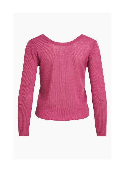 Gilet manches longues rose VILA pour femme