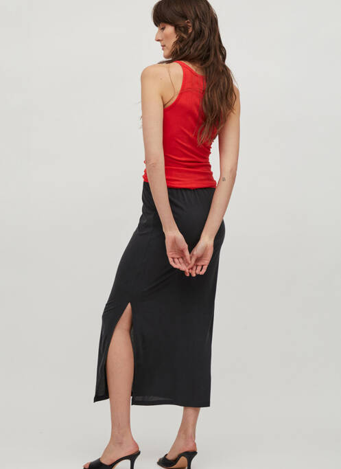 Jupe longue noir VILA pour femme