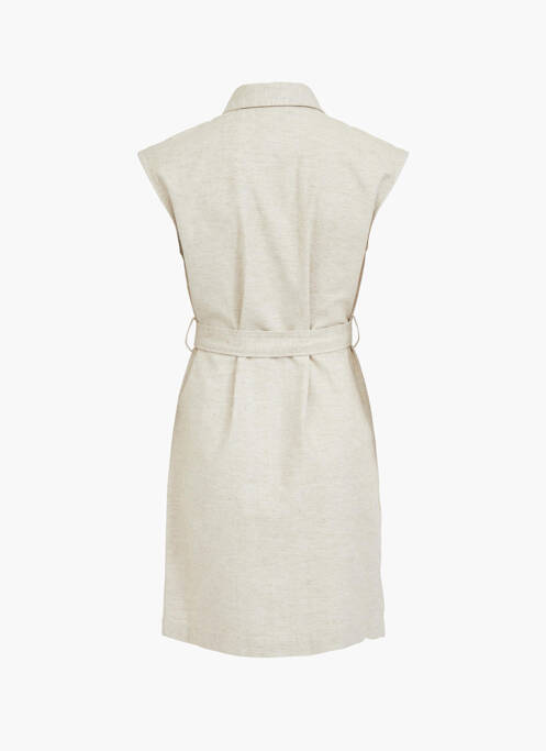 Robe courte beige VILA pour femme