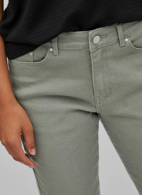 Jeans coupe droite vert VILA pour femme