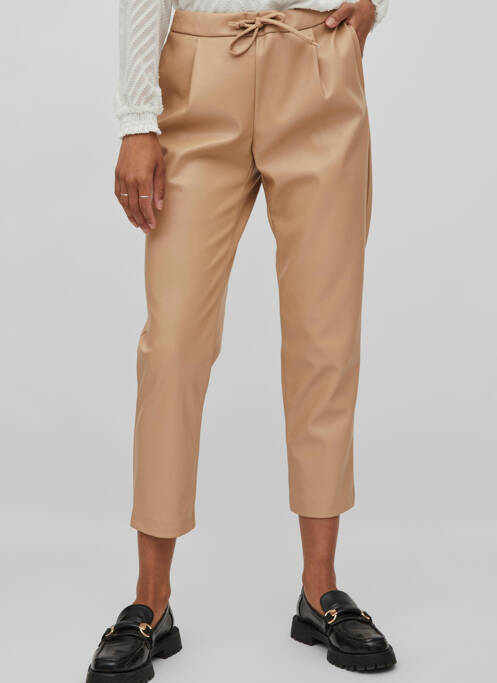 Pantalon slim beige VILA pour femme