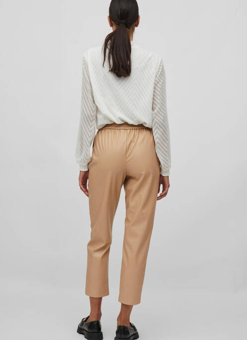 Pantalon slim beige VILA pour femme