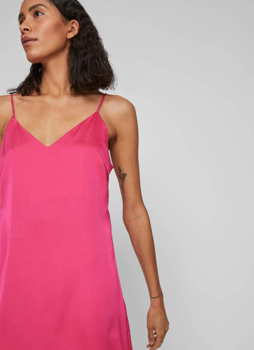 Robe longue rose VILA pour femme