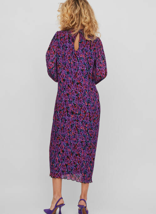 Robe mi-longue noir VILA pour femme