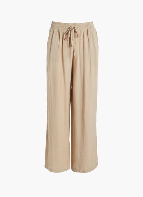 Pantalon flare beige VILA pour femme