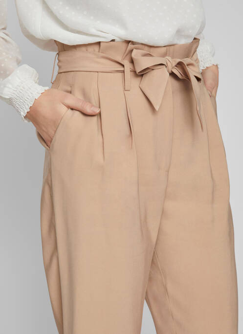 Pantalon 7/8 beige VILA femme