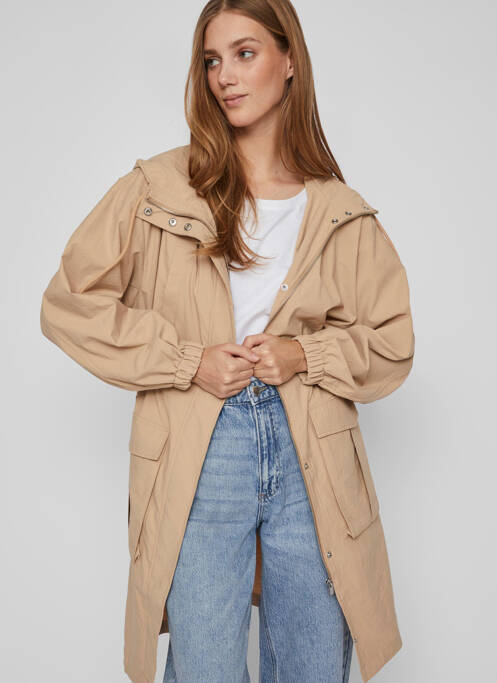 Veste casual beige VILA pour femme