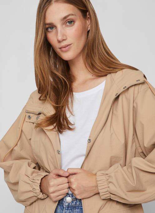 Veste casual beige VILA pour femme