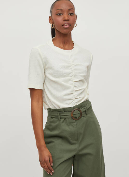 T-shirt blanc VILA pour femme