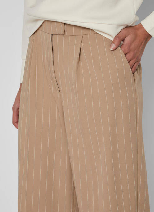 Pantalon flare beige VILA pour femme
