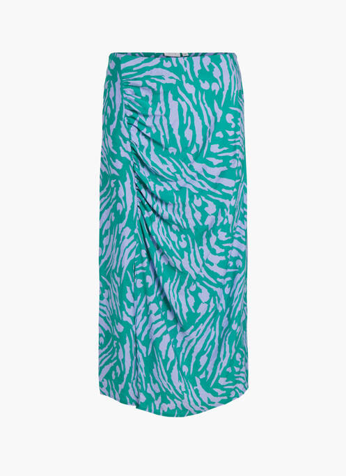 Jupe mi-longue vert VILA pour femme