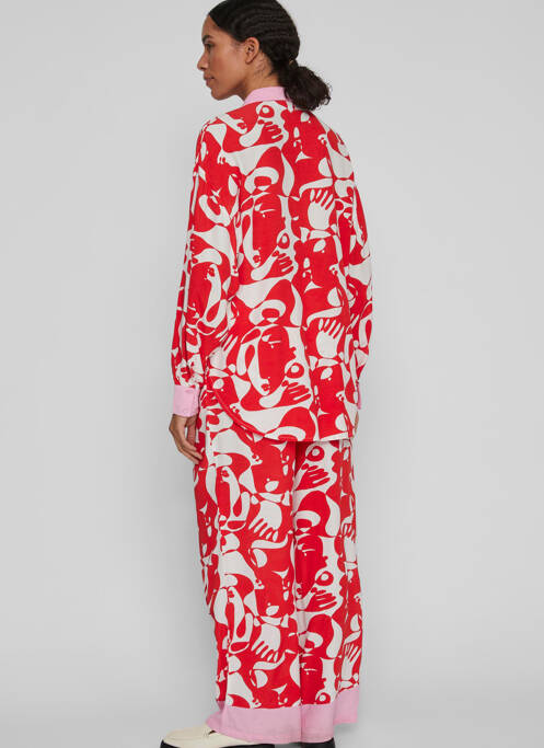 Chemisier rouge VILA pour femme