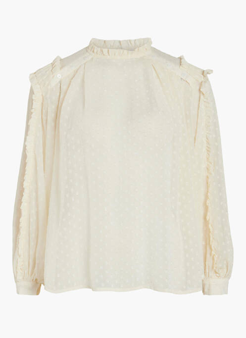 Blouse beige VILA pour femme