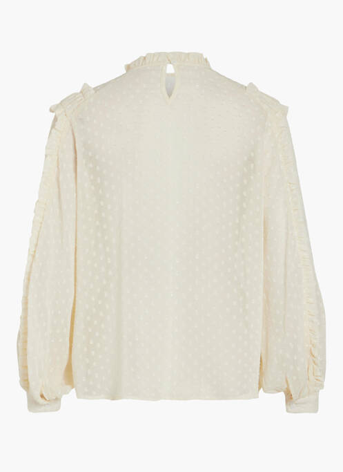 Blouse beige VILA pour femme
