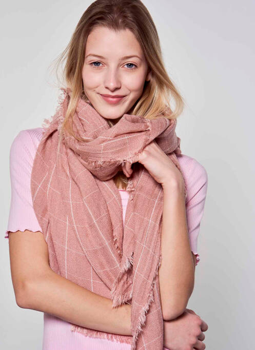 Foulard rose ONLY pour femme