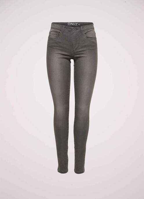 Jeans skinny gris ONLY pour femme