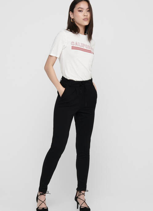 Pantalon chino noir ONLY pour femme