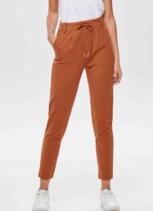 Pantalon chino marron ONLY pour femme