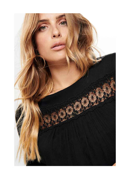 Robe mi-longue noir ONLY pour femme