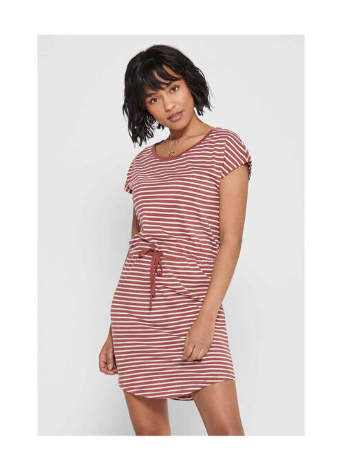 Robe courte rouge ONLY pour femme